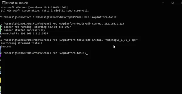 adb install automagic