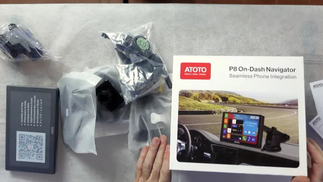 Atoto P8 contenuto della confezione