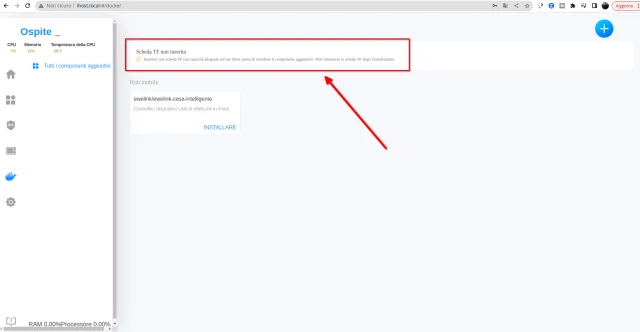 Sonoff iHost formattazione microSD