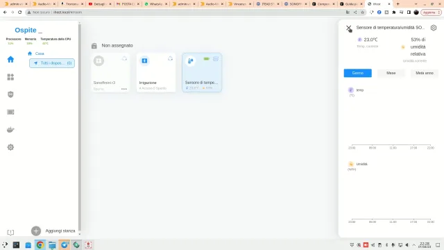 Sonoff iHost dashboard