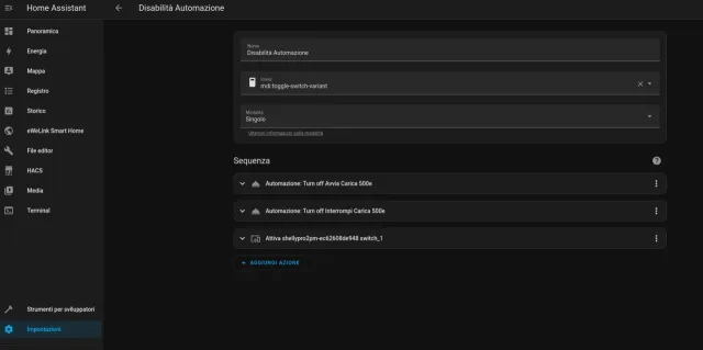 Script Home Assistant per disabilitare le automazioni
