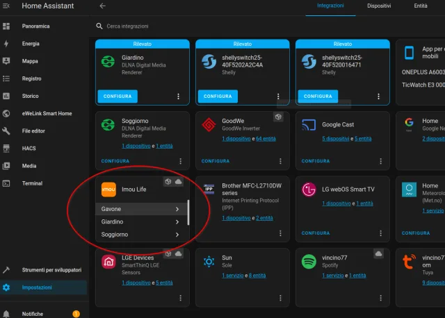 Integriamo le telecamere IMOU in Home Assistant