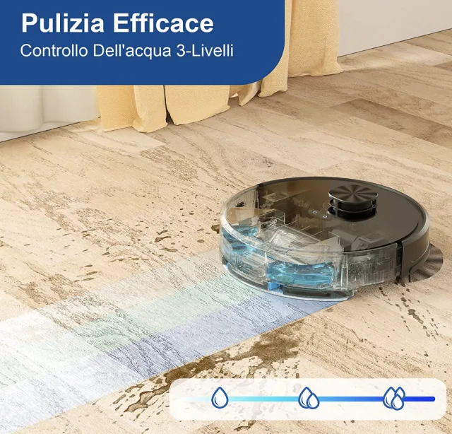 3 modalità di erogazione acqua