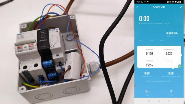 Bituotechnik SPM01 schermata principale con dati sui consumi