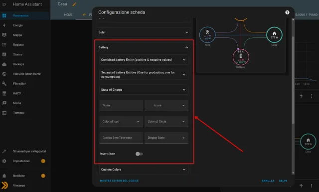 Power Flow Card Plus in Home Assistant! Facilissimo!