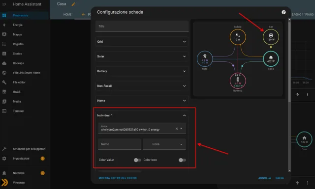 Power Flow Card Plus in Home Assistant! Facilissimo!