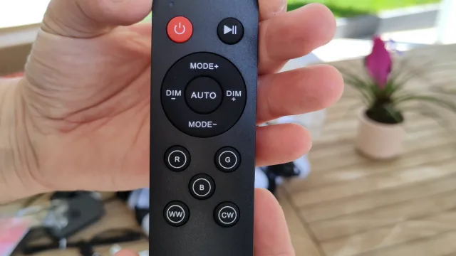 telecomando per controllo catena luminosa Lumary