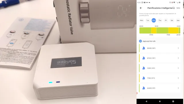 Sonoff TRV programmazione settimanale