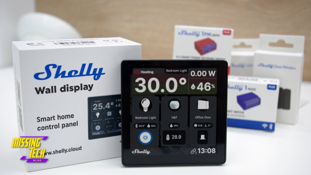 Recensione Shelly Wall Display - Smart Home Control Panel 