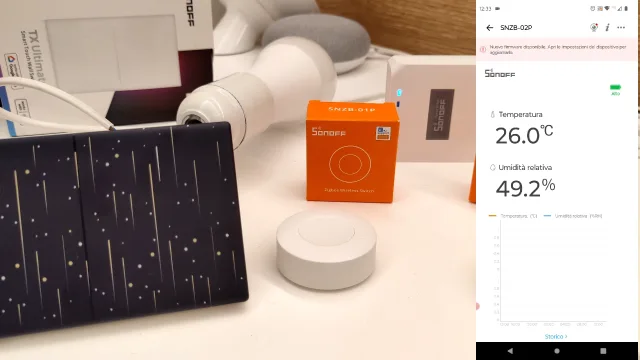 Sonoff SNZB-02P app ewelink control