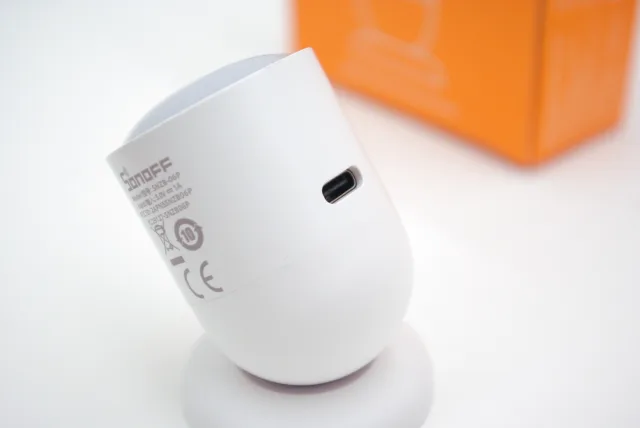 Sonoff SNZ-06P dettaglio presa USB C per alimentazione