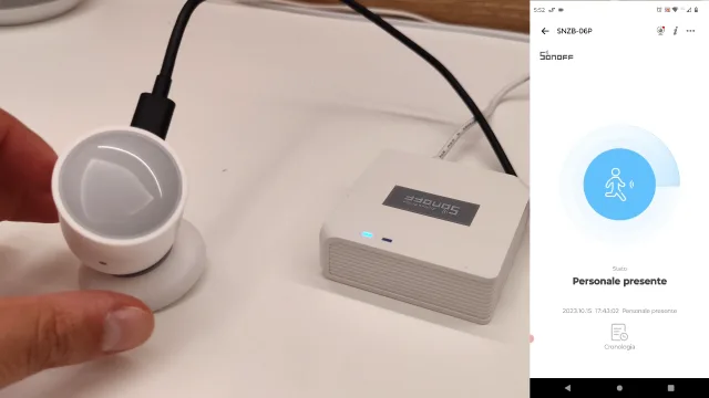 Sonoff SNZ-06P uso in app eWeLink