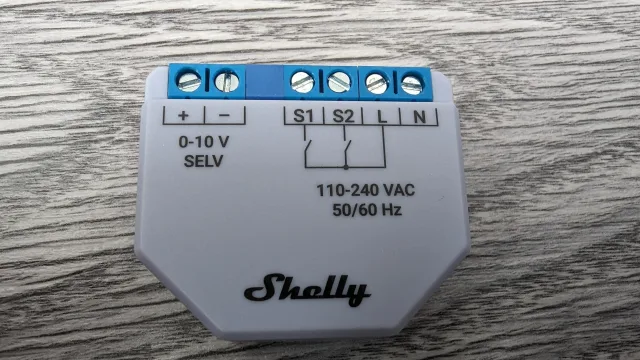 primo piano Shelly 0-10V
