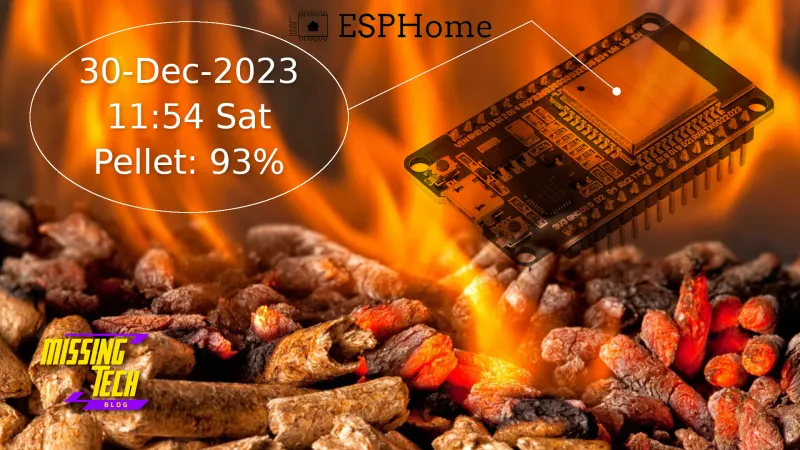 ESPHome - Contatore pellet con sensore ultrasonico e display - Guida