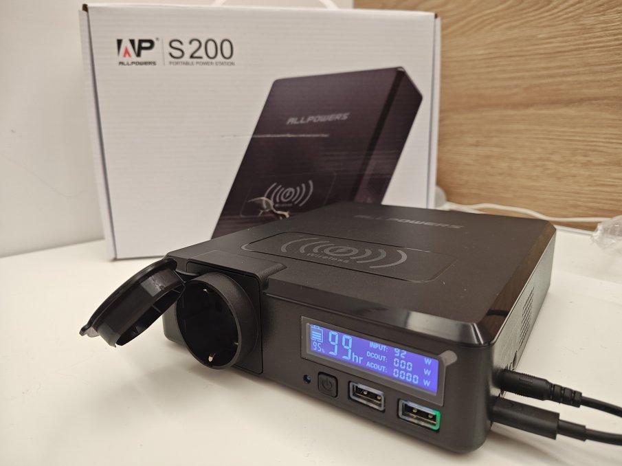 Allpowers S200 ricarica combinata