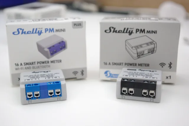 raffronto morsettiere Shelly PM mini - gen3
