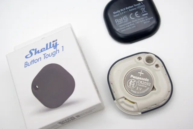 Shelly BLU Button Tough 1 dettaglio vano batteria