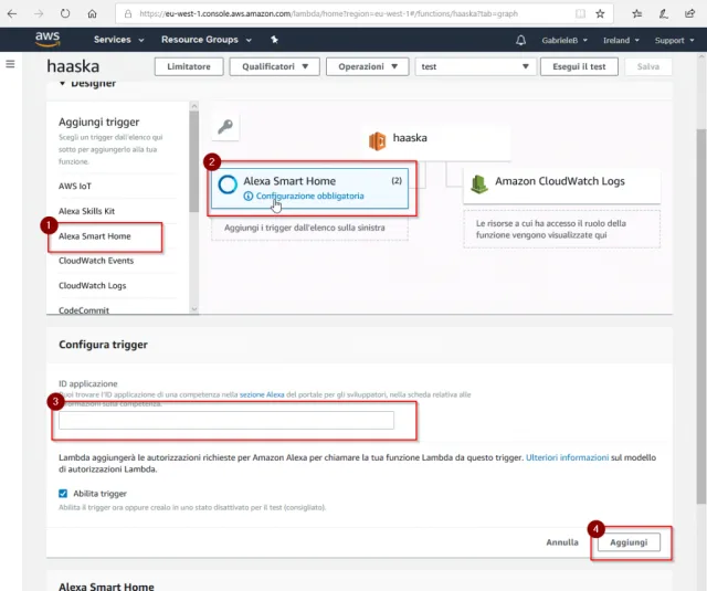 Integriamo Amazon Alexa in Home Assistant