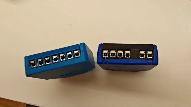 morsettiera Shelly 1 Gen3 confronto con morsettiera Shelly 1L