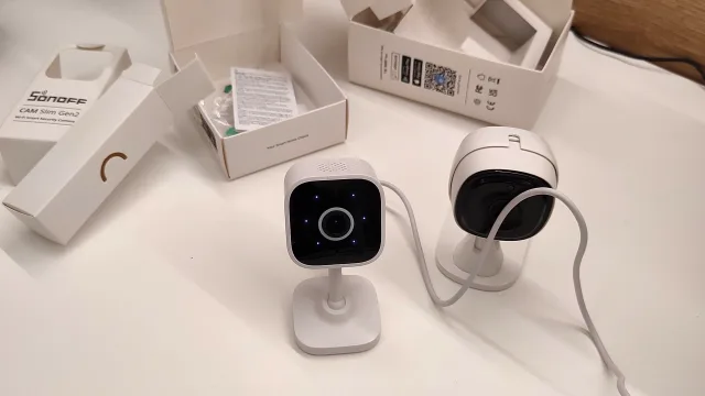 Sonoff Cam Slim Gen2 illuminatori IR