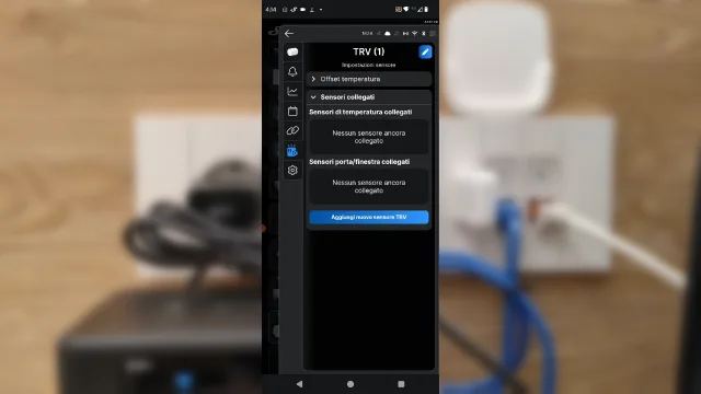 Shelly BLU TRV supporto sensori di temperatura esterni