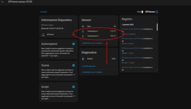 Shelly BLU TRV in Home Assistant tramite prodocollo BTHome