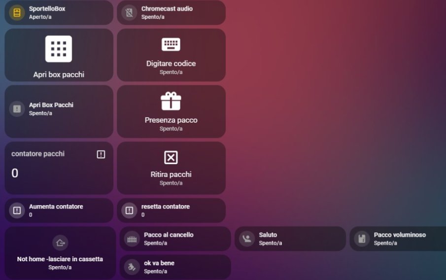 Citofono smart e Box Pacchi domotico 2.0