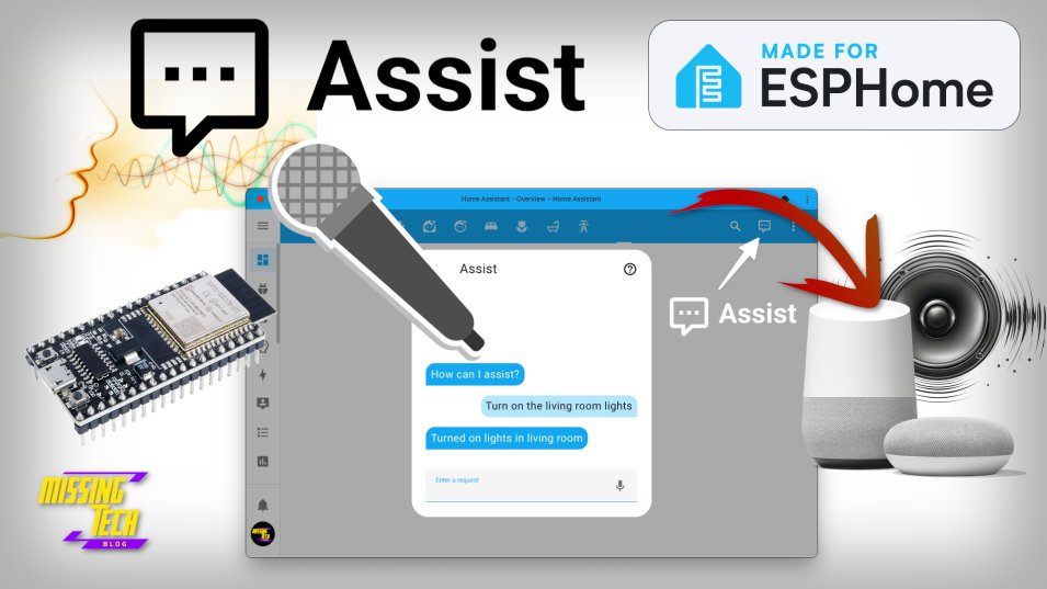 Voice Assist realizzato con un ESP32 e ESPHome con risposta su speaker esterno!