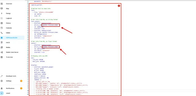 Seeed Sudio XIAO 7.5 e-Ink Panel con ESP32 - come programmarlo con ESPHome