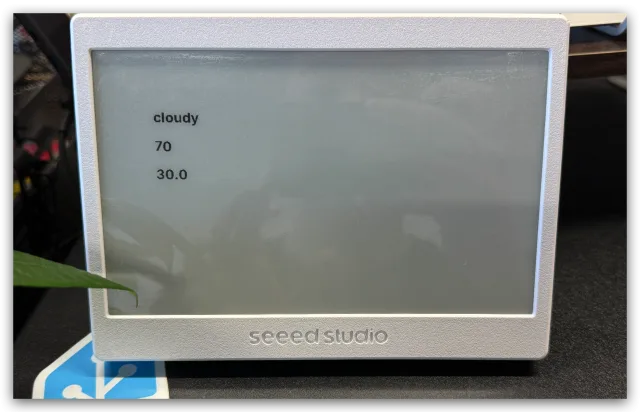 Seeed Sudio XIAO 7.5 e-Ink Panel con ESP32 - come programmarlo con ESPHome
