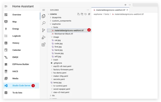 Seeed Sudio XIAO 7.5 e-Ink Panel con ESP32 - come programmarlo con ESPHome
