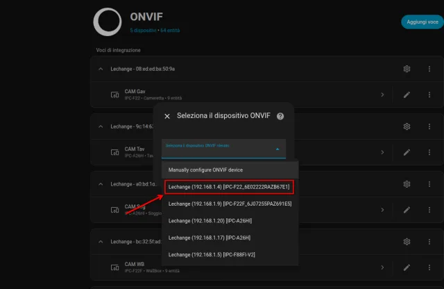 Integriamo le camere IMOU in Home Assistant tramite OnVIF