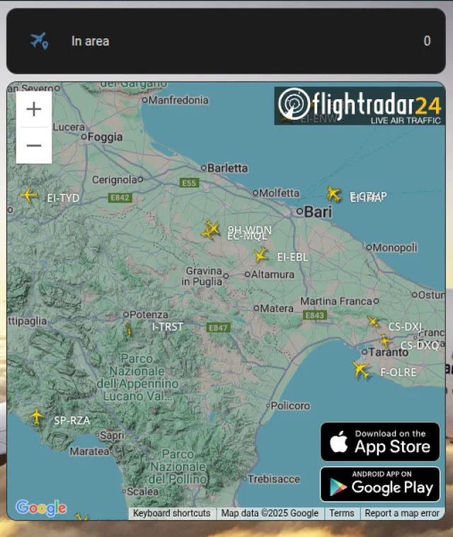 Traffico aereo sotto controllo su Home Assistant con flightradar24