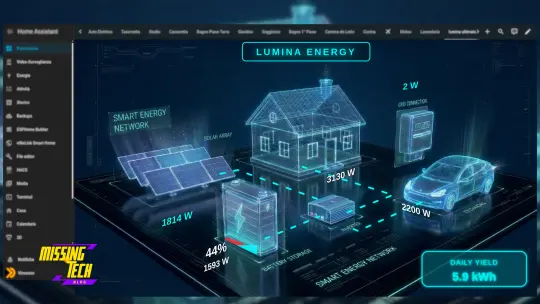 Quando la realtà supera la fantascienza: Scopriamo Lumina Energy Card per Home Assistant