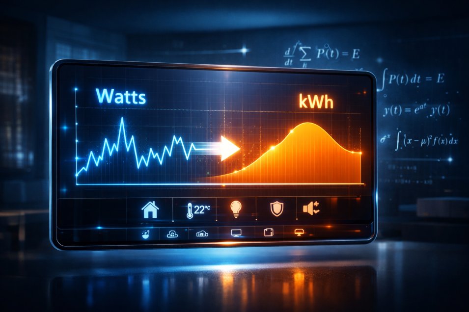 Guida Home Assistant: Come trasformare i Watt in kWh (e perch&egrave; c'entra un matematico tedesco)