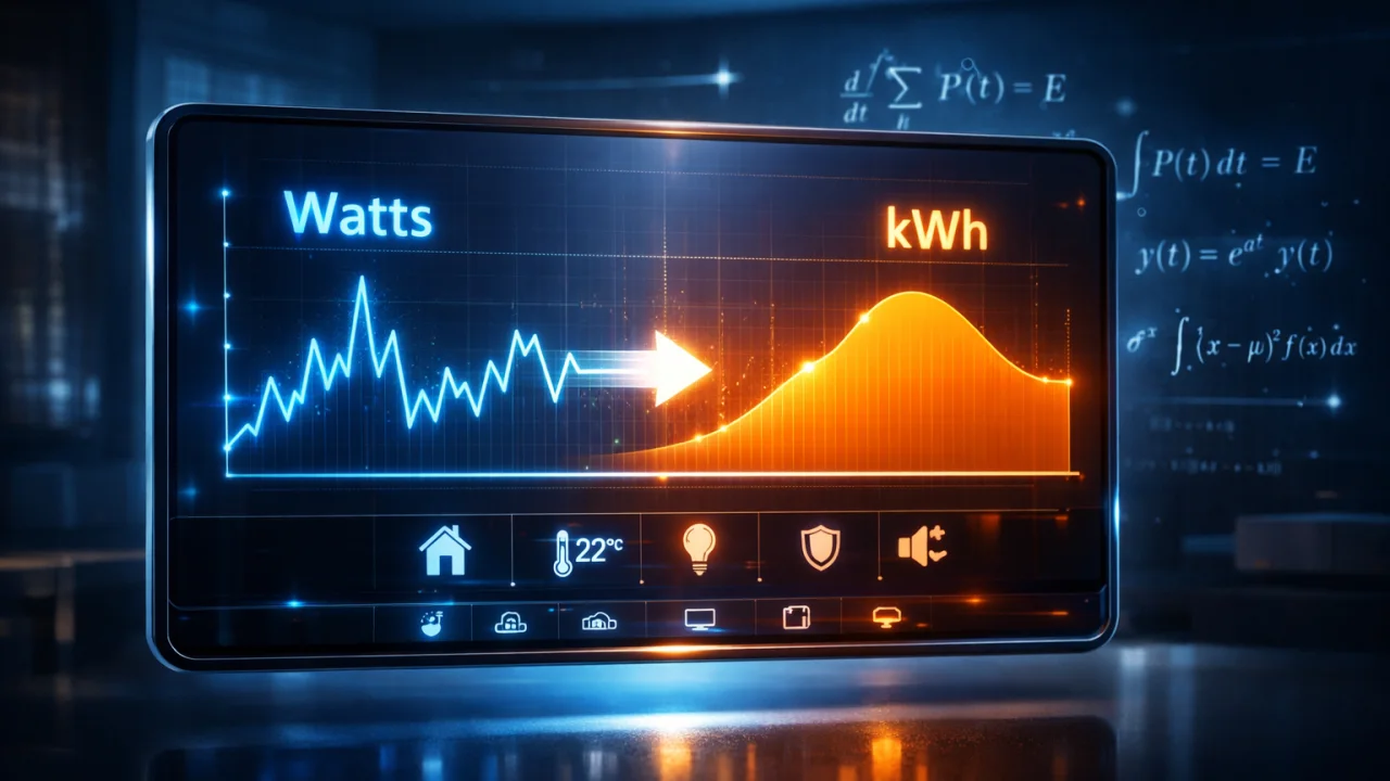 Guida Home Assistant: Come trasformare i Watt in kWh (e perchè c'entra un matematico tedesco)