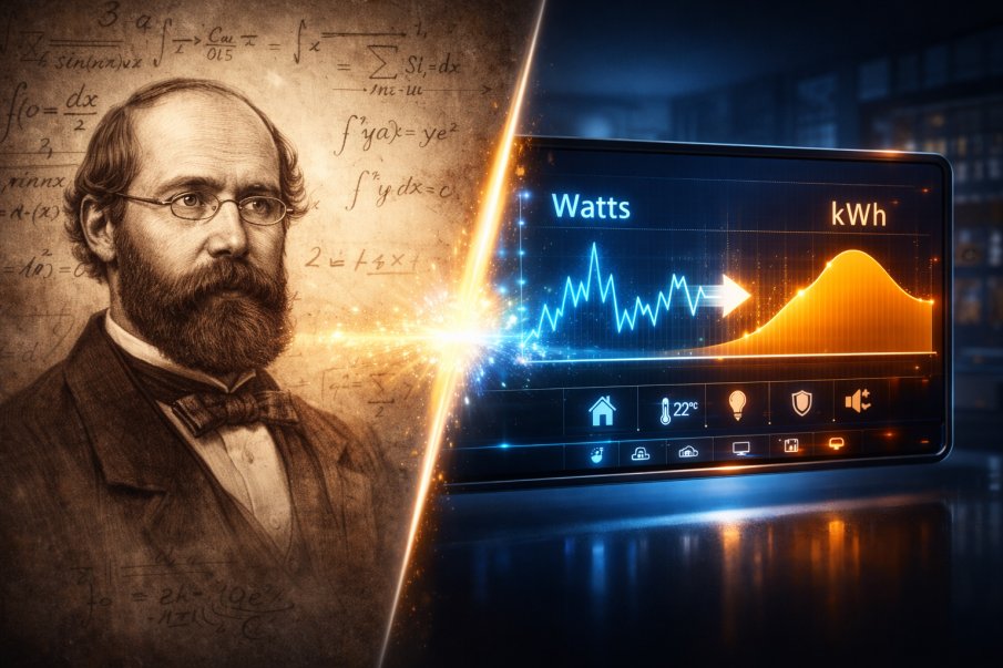 Guida Home Assistant: Come trasformare i Watt in kWh (e perch&egrave; c'entra un matematico tedesco)