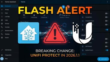 Flash Alert: Home Assistant 2026.1.1 e il problema con UniFi Protect