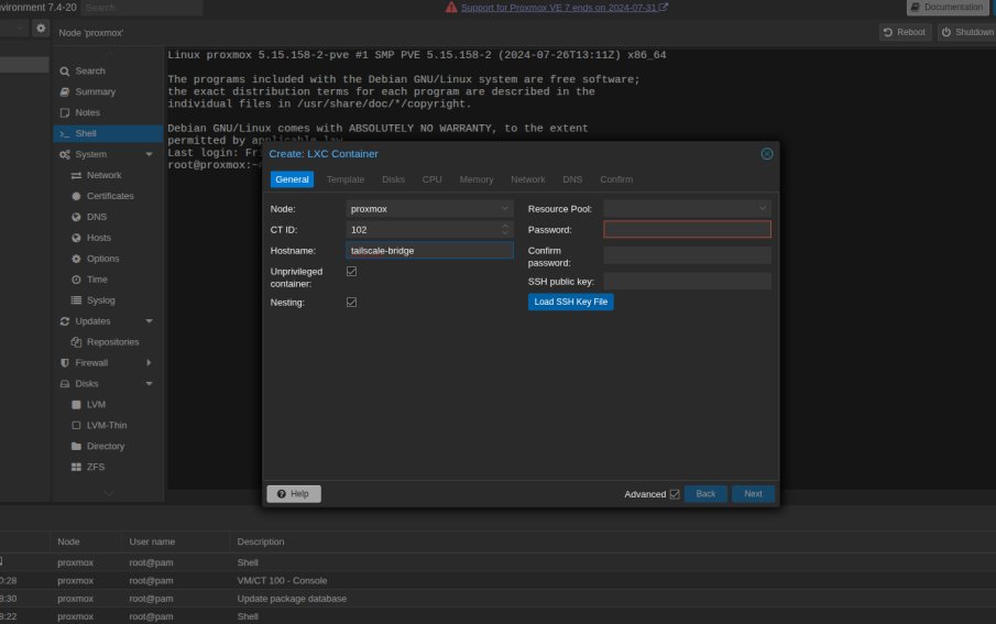 Tailscale su Proxmox: Come bucare il firewall dell'ufficio e accedere a Home Assistant