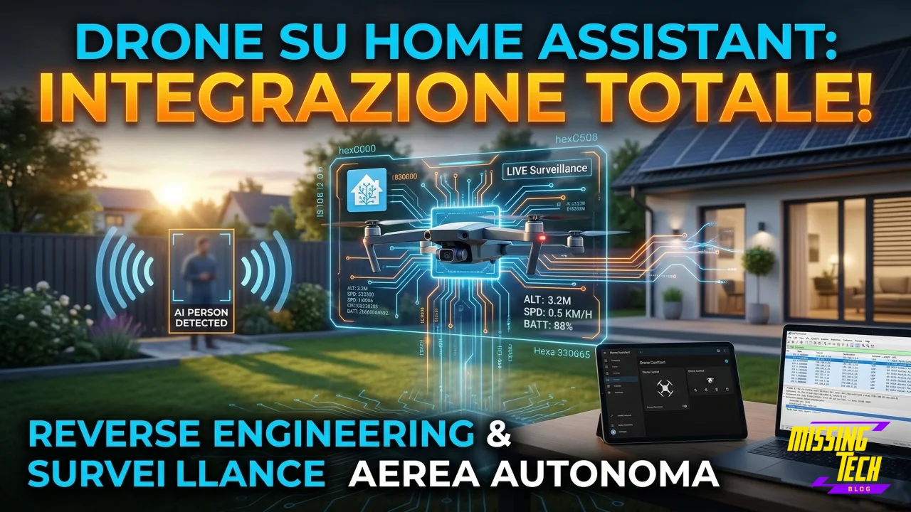 Drone su Home Assistant: Reverse Engineering per la Videosorveglianza Aerea
