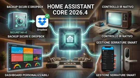 Home Assistant Core 2026.4: Il ritorno dell'infrarosso, nuove Dashboard e Automazioni potenziate!
