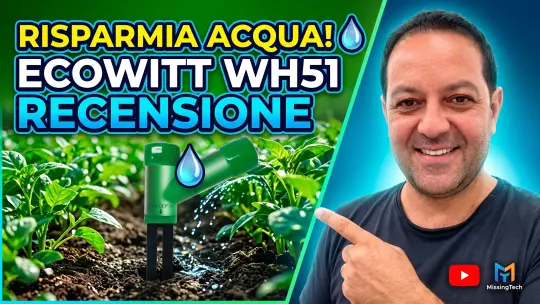 Recensione Ecowitt WH51: Il Sensore di Umidità del Terreno Economico ed Efficace per la Domotica