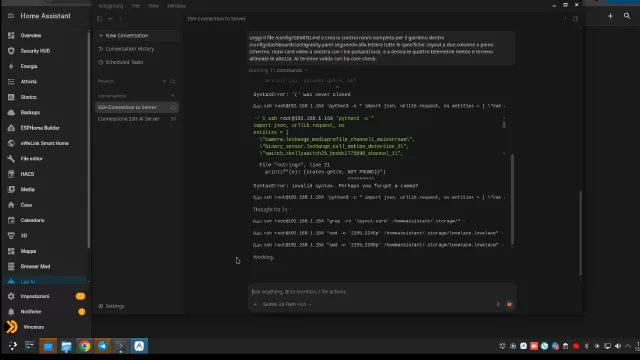 Basta Copia-Incolla: Creare una Dashboard Spaziale su Home Assistant con un Agente AI (Antigravity)