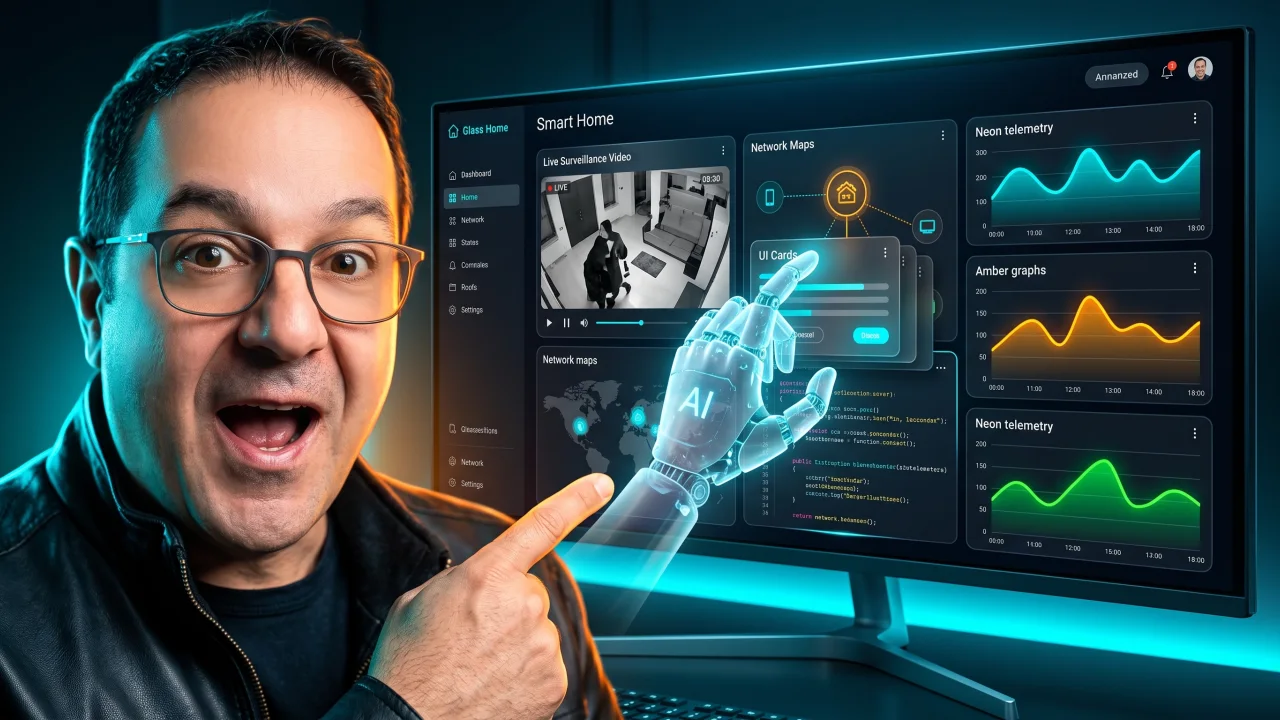 Basta Copia-Incolla: Creare una Dashboard Spaziale su Home Assistant con un Agente AI (Antigravity)