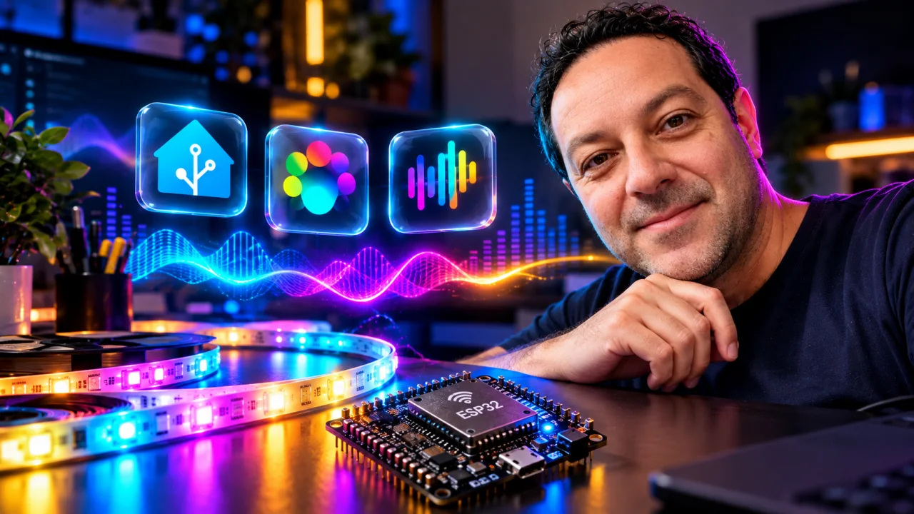 Light Show Professionale a 24V: Oltre i Giocattoli Commerciali con LedFx, WLED e Home Assistant